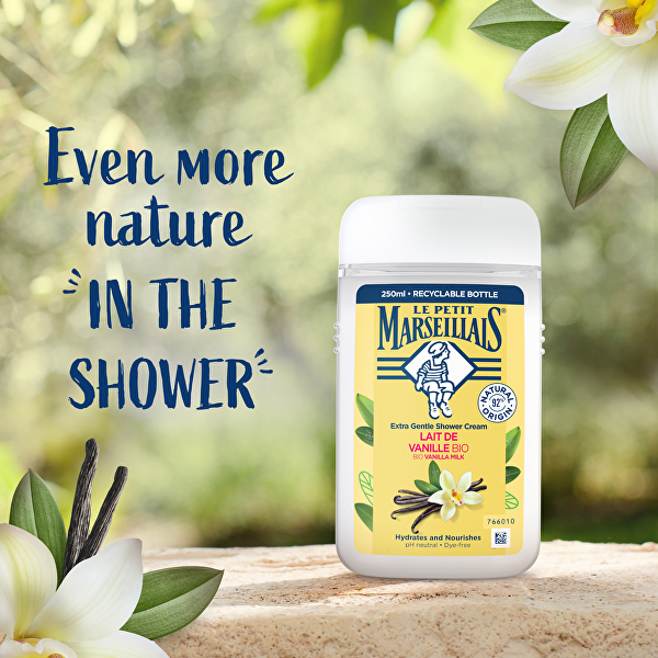 Krémový sprchový gel BIO Vanilla Milk Shower Cream