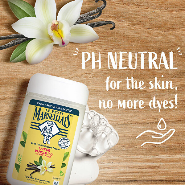 Krémový sprchový gel BIO Vanilla Milk Shower Cream