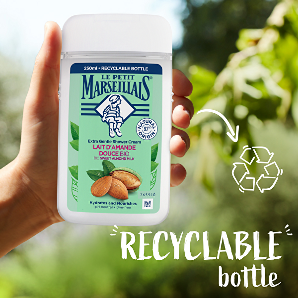 Krémový sprchový gel BIO Sweet Almond Milk Shower Cream