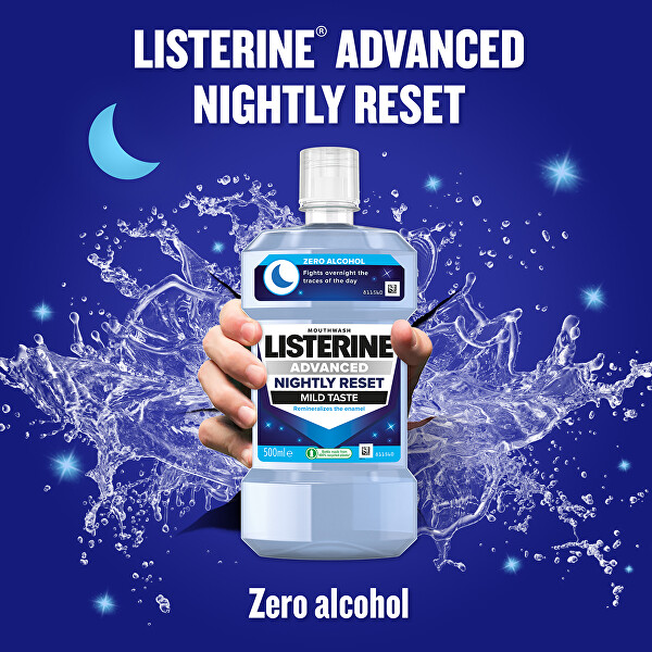 Ústní voda Advanced Nightly Reset Mild Taste