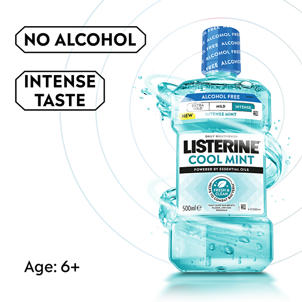 Ústní voda Cool Mint Intense Mouthwash 500 ml