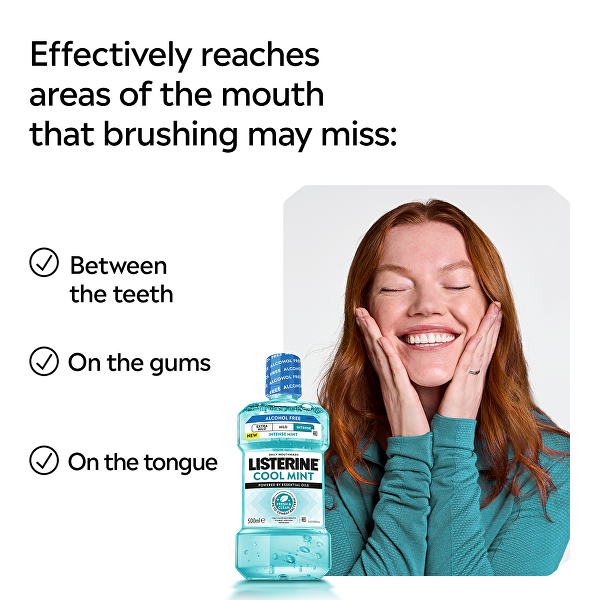 Ústní voda Cool Mint Intense Mouthwash 500 ml