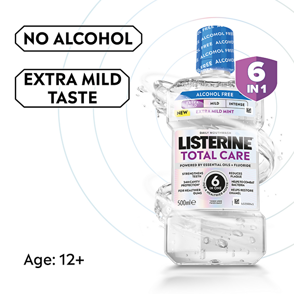 Ústní voda Total Care Extra Mild Mouthwash 500 ml