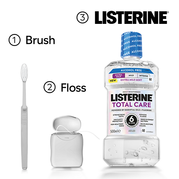 Ústní voda Total Care Extra Mild Mouthwash 500 ml
