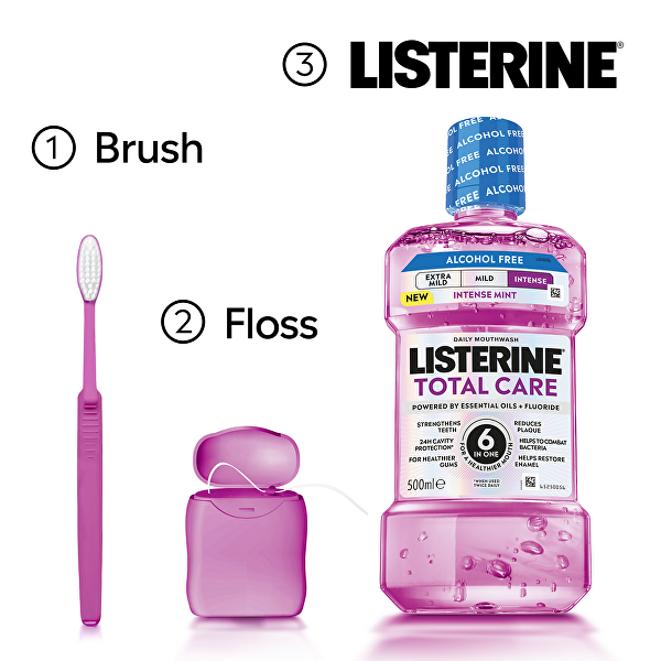 Ústní voda Total Care Intense Mouthwash 500 ml