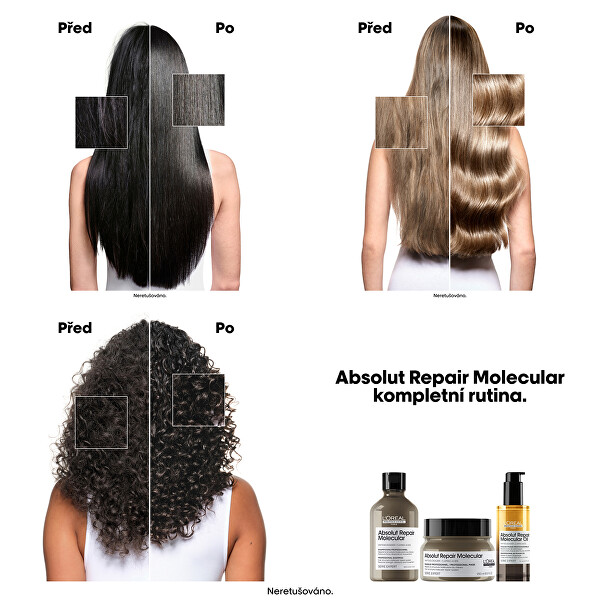 Dvoufázový olej pro poškozené vlasy Absolut Repair Molecular (Bi-Phase Oil)