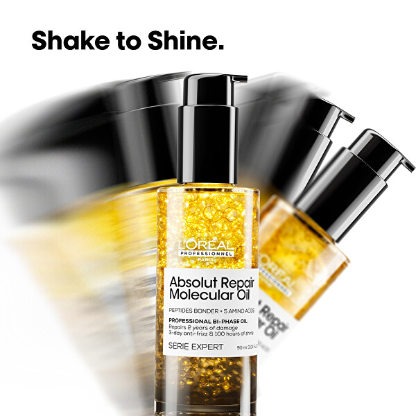 Dvoufázový olej pro poškozené vlasy Absolut Repair Molecular (Bi-Phase Oil)