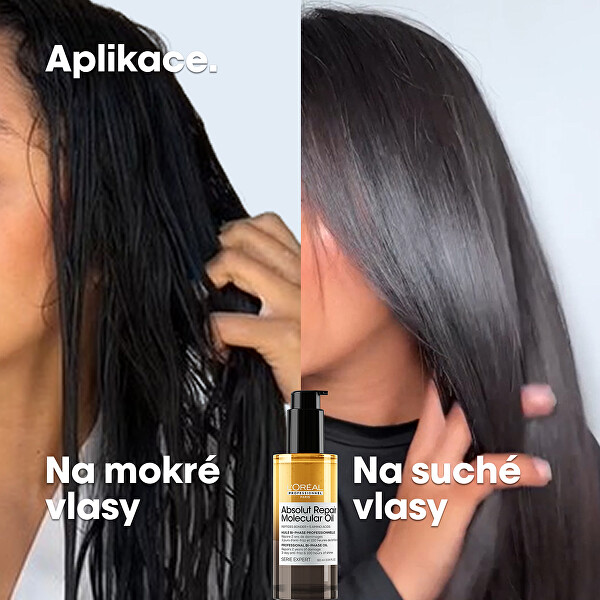Dvoufázový olej pro poškozené vlasy Absolut Repair Molecular (Bi-Phase Oil)