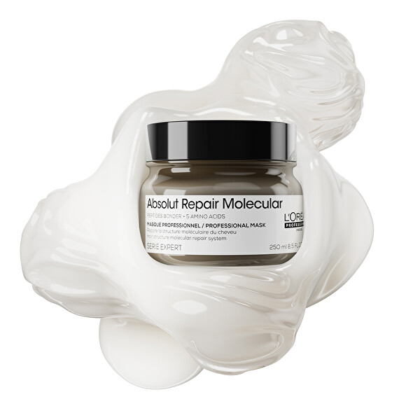 Maschera per capelli danneggiati Absolute Repair Molecular (Professional Mask)