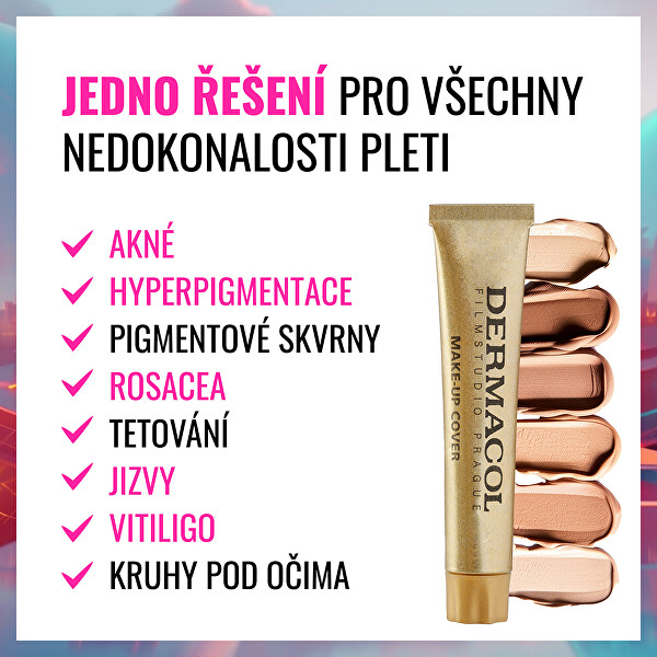 Make-up SPF 30 Cover pro jasnou a sjednocenou pleť 30 g
