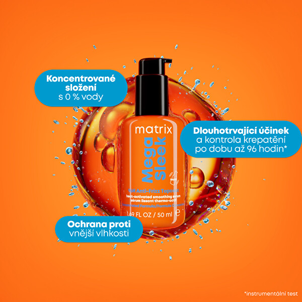 Vlasové sérum Mega Sleek Heat-Activated Smoothing Serum
