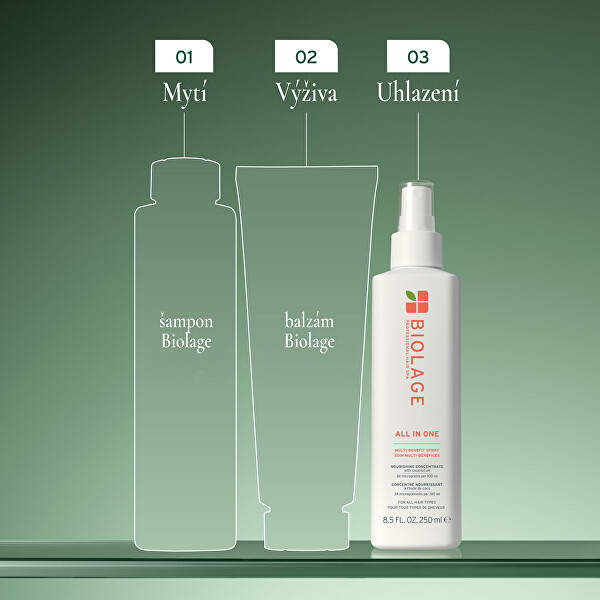 Multifunkční sprej na vlasy All In One Coconut Multi Benefit Spray