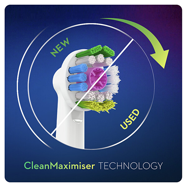 Testine di ricambio con tecnologia CleanMaximiser 3D White