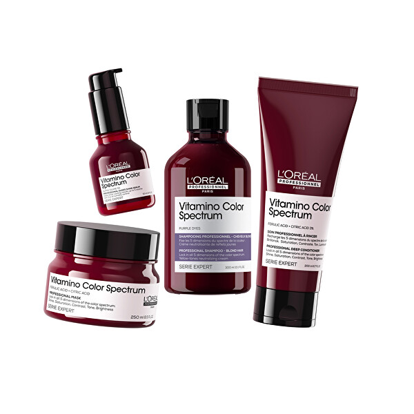 Neutralizační šampon pro blond vlasy Vitamino Color Spectrum Purple Dyes (Professional Shampoo)