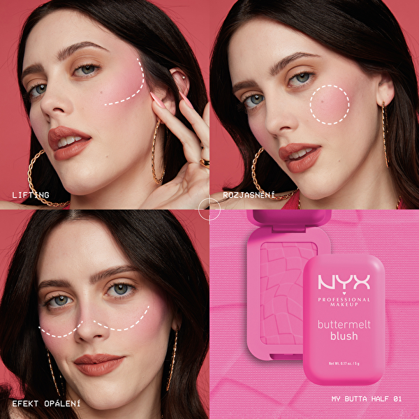 Pudrová tvářenka Buttermelt Blush 5 g