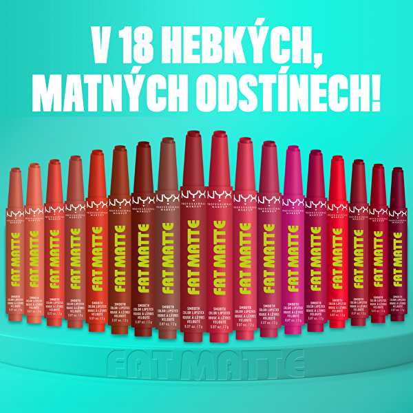 Matný balzám na rty Fat Matte Smooth Color Lipstick 2 g