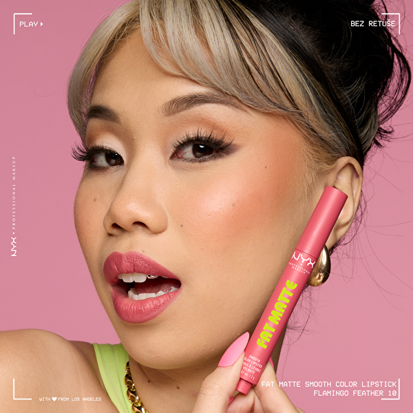 Matný balzám na rty Fat Matte Smooth Color Lipstick 2 g