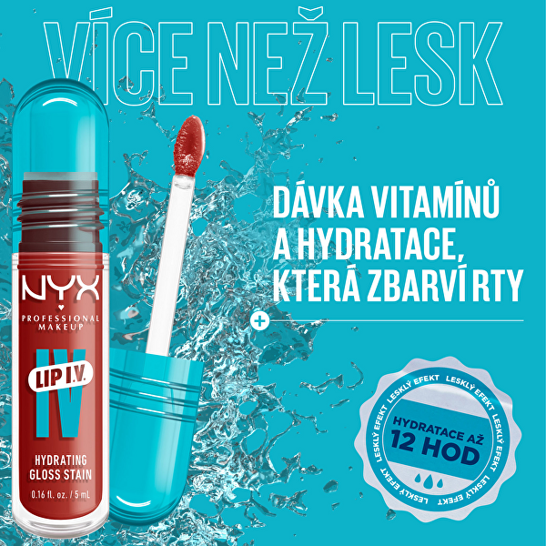 Zabarvující lesk na rty Lip I.V. Hydrating Gloss Stain 5 ml