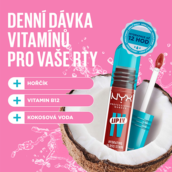 Zabarvující lesk na rty Lip I.V. Hydrating Gloss Stain 5 ml