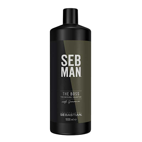 Volumennövelő sampon vékonyszálú hajra SEB MAN The Boss (Thickening shampoo)