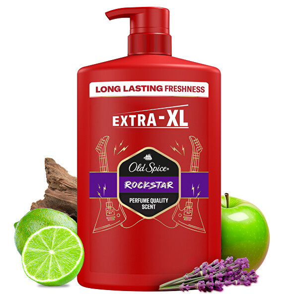 Sprchový gel 3 v 1 Rockstar Body, Hair, Face Wash