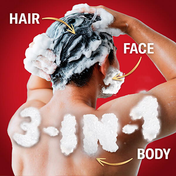 Sprchový gel 3 v 1 Rockstar Body, Hair, Face Wash