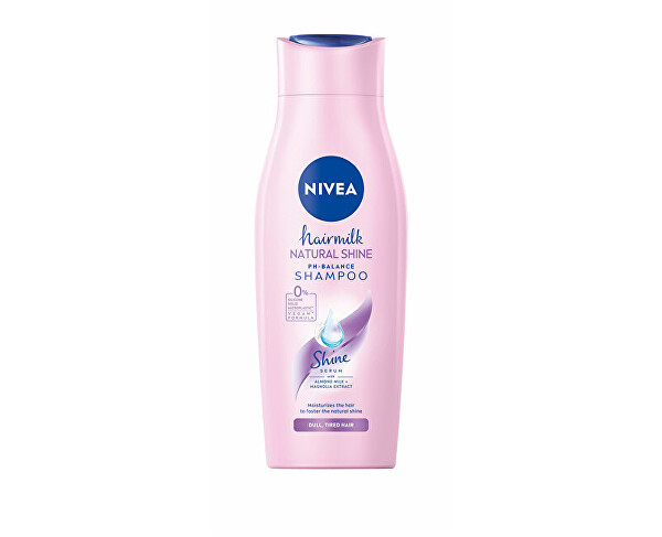Pečující šampon s mléčnými a hedvábnými proteiny na unavené vlasy bez lesku Hairmilk Shine (Care Shampoo)