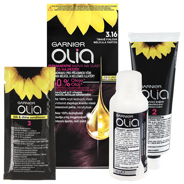 Permanentní olejová barva na vlasy bez amoniaku Olia