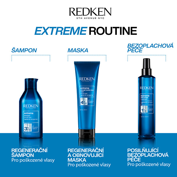 Extreme (Fortifier Shampoo For Distressed Hair) erősítő sampon száraz és sérült hajra