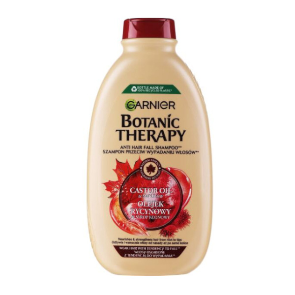 Posilující šampon s ricinovým a mandlovým olejem pro slabé a lámající se vlasy Botanic Therapy (Fortifying Shampoo)