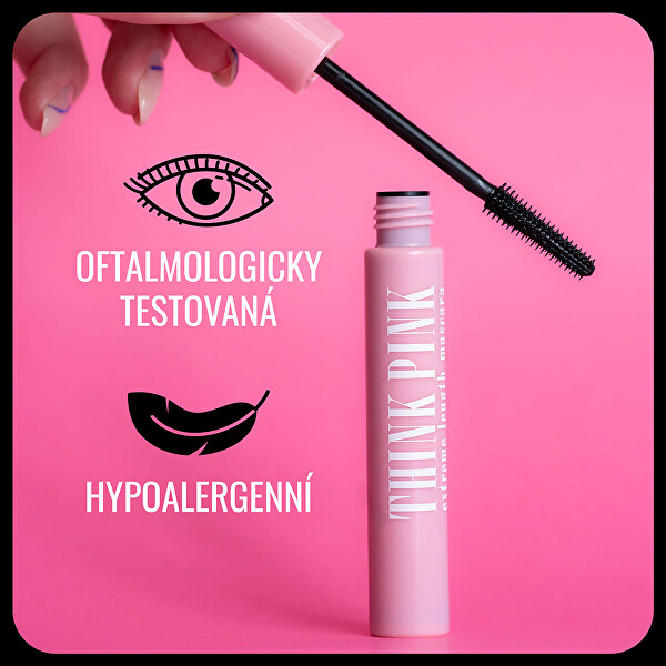 Prodlužující řasenka Think Pink (Extreme Length Mascara) 12 g