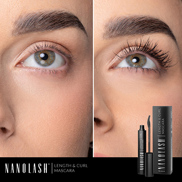Řasenka pro prodloužení a natočení řas Length & Curl Mascara 10 ml