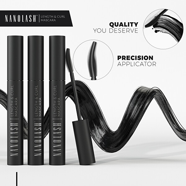 Řasenka pro prodloužení a natočení řas Length & Curl Mascara 10 ml