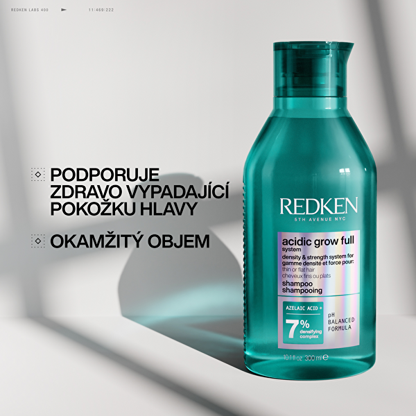 Šampon pro silnější a plnější vlasy Acidic Grow Full Shampoo