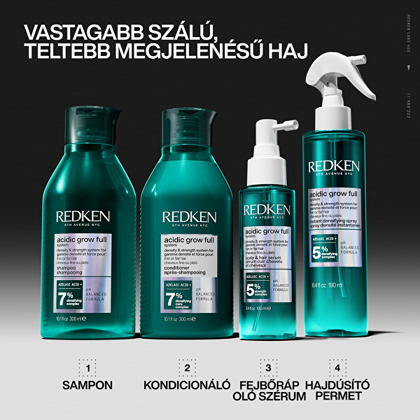 Sampon erősebb és teltebb hajért Acidic Grow Full Shampoo