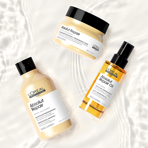 Șampon regenerator pentru păr foarte deteriorat Serie Expert Absolut Repair Gold Quinoa + Protein (Instant Resurfacing Shampoo)