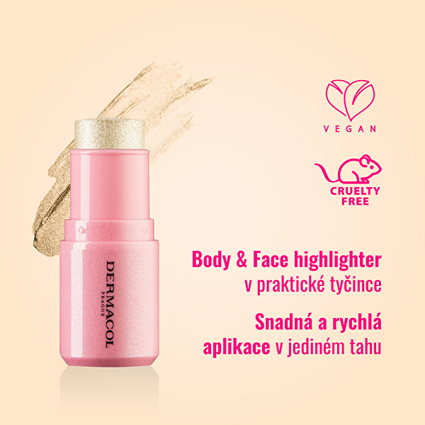 Rozjasňovač v tyčince s diamantovým efektem (Beauty Stick) 7 g