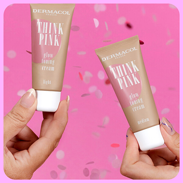 Rozjasňující tónovací krém Think Pink (Glow Toning Cream) 30 ml