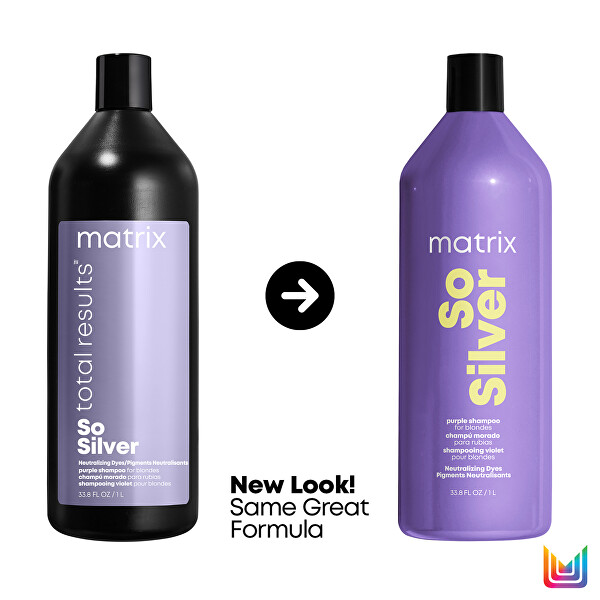 Šampon neutralizující žluté tóny Total Results So Silver (Color Obsessed Shampoo to Neutralize Yellow)