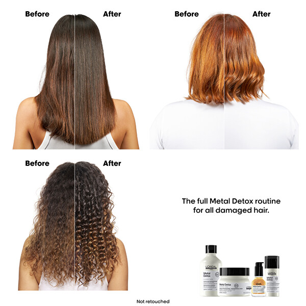 Shampoo per capelli colorati e danneggiati, per lucentezza, colore duraturo, composizione ricca Serie Expert Metal Detox (Professional Shampoo)