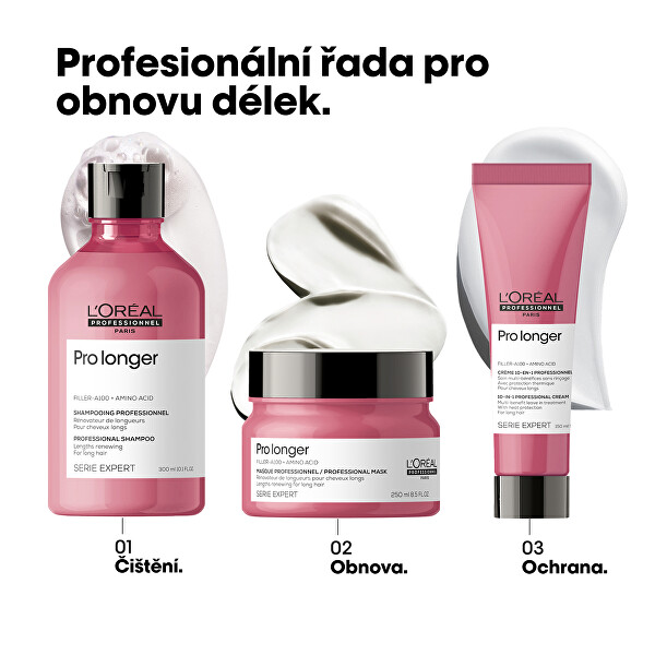 Šampon pro obnovu délek Serie Expert Pro Longer (Lengths Renewing Shampoo)