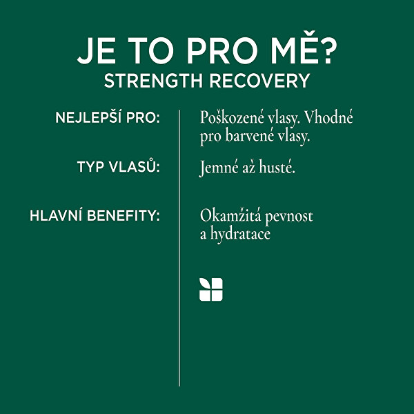 Šampon pro poškozené vlasy Strength Recovery (Shampoo)