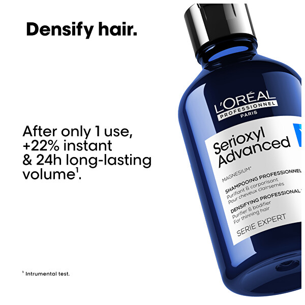 Sampon ritkuló hajra Serioxyl Advanced (Bodyfying Shampoo)
