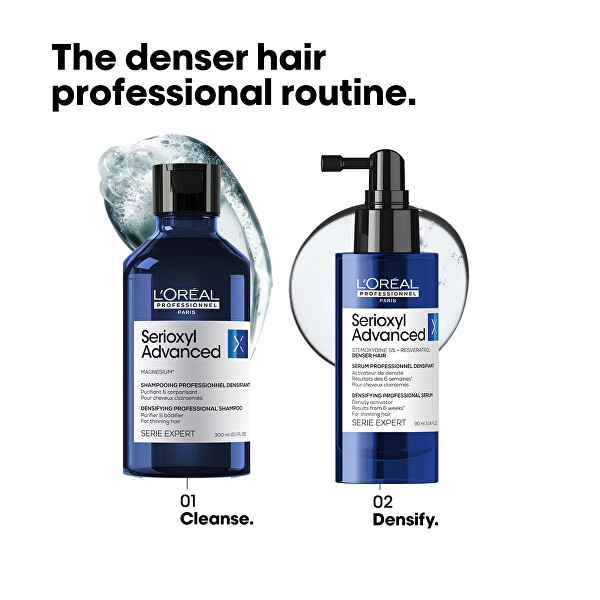 Sampon ritkuló hajra Serioxyl Advanced (Bodyfying Shampoo)