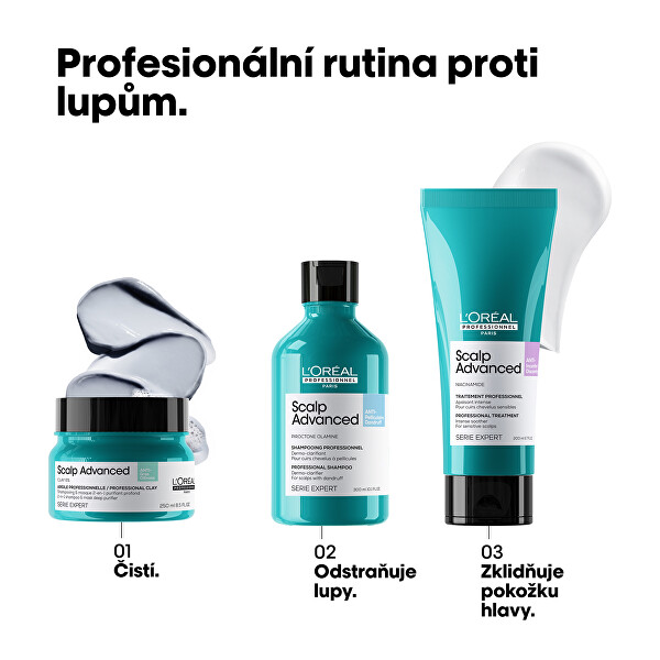 Šampon proti lupům Scalp Advanced (Anti-Dandruff Dermo Clarifier Shampoo)