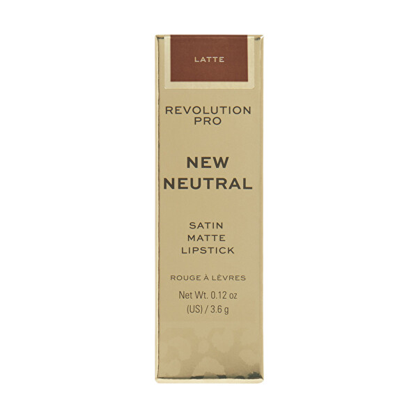 Ruj satinat mat Revolution PRO (New Neutral Satin Matte Lipstick) 3,6 g