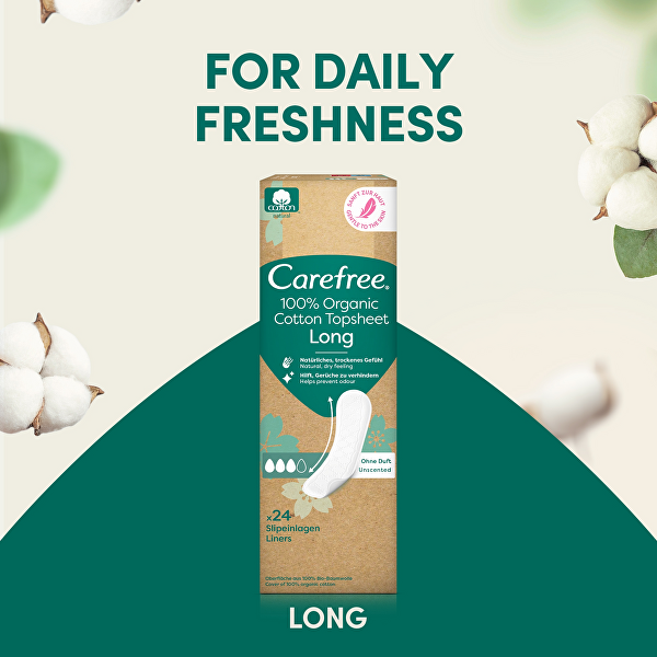 Slipové vložky Organic Cotton Long