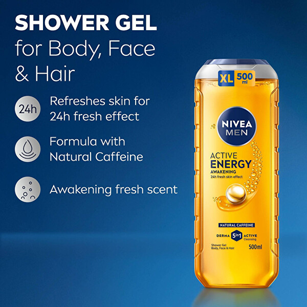 Nivea Men Active Energy sprchový gél (Shower Gel)