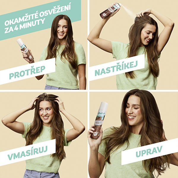 Suchý šampon pro hnědé odstíny vlasů (Dry Shampoo Plus Beautiful Brunette)