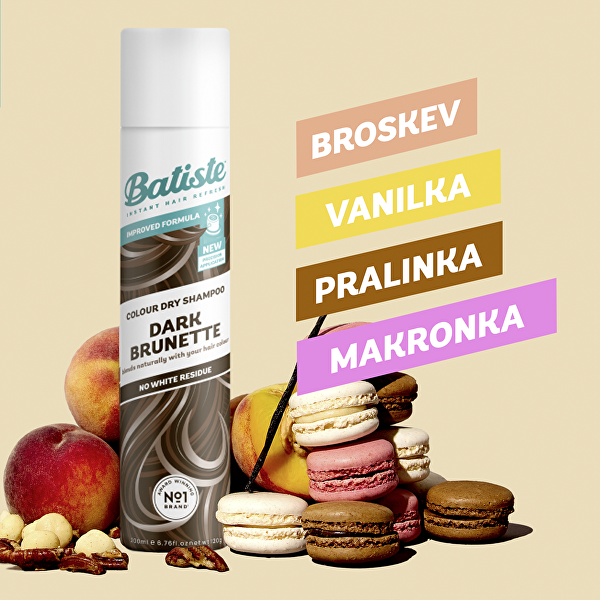 Suchý šampon pro tmavé vlasy (Dry Shampoo Plus Divine Dark)